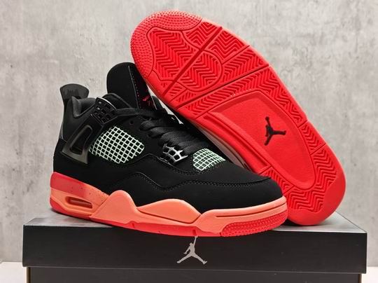 (image for) Air Jordan 4 Infrared 23 II1271-001 Shoes Black Red-87